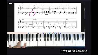 Black Orpheus LH complicated chords with 7th