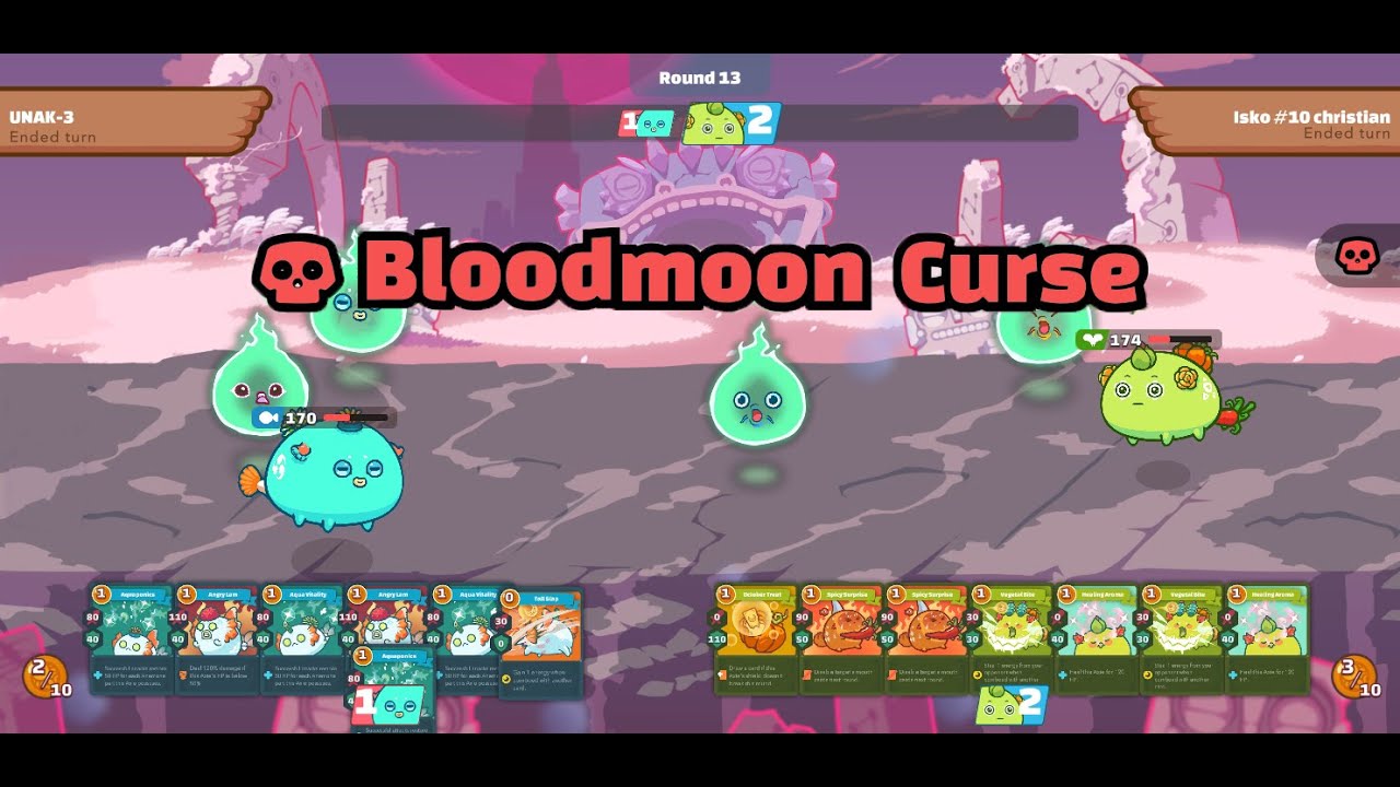 1v1 Bloodmoon Curse battle! Anemone Aqua vs Plant! Double Anemone Bird gameplay(AAB)