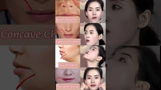Face Yoga for Reduce Double Chin, Nasal Pattern, Concave Cheeks #facelift#antiaging #faceyoga#shorts