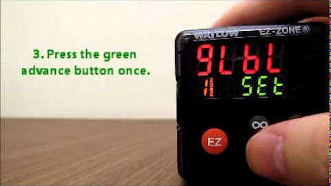 Watlow EZ-ZONE PM 2 of 8 - Change temperature unit