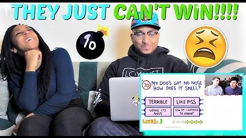 Dan and Phil play THE IMPOSSIBLE QUIZ! #5 REACTION!!!!