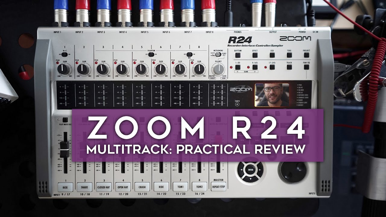 Zoom R24 multitrack recorder review, in a practical way