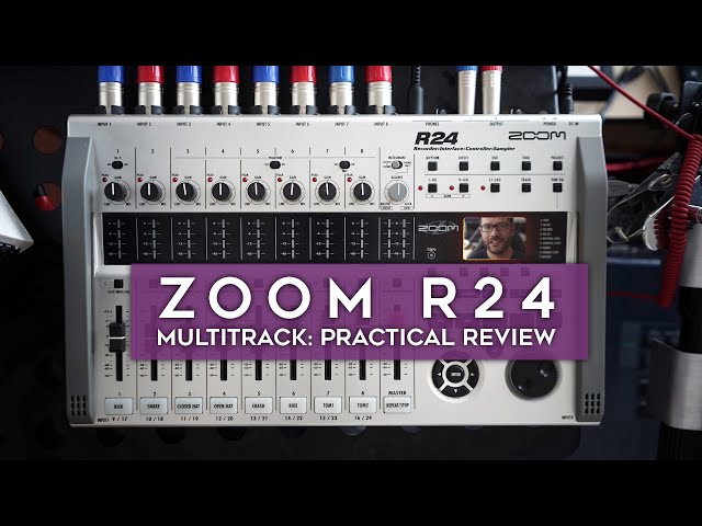 Zoom R24 multitrack recorder review, in a practical way (DAWless