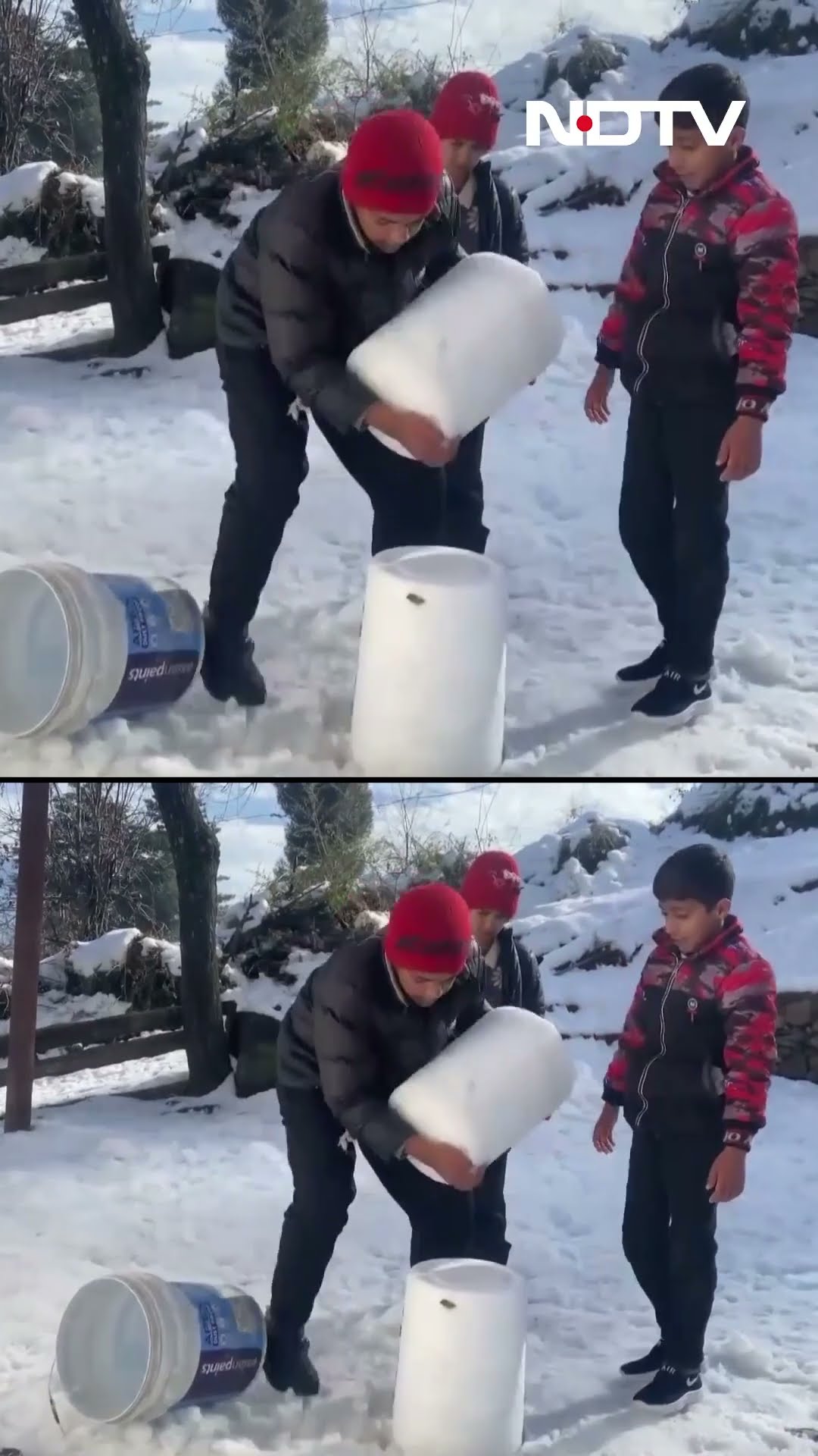 Jammu And Kashmir’s Doda Turns Into A Snowy Playground For Children