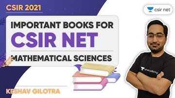 CSIR NET 2021 | Important Books For CSIR NET | Mathematical Sciences by Keshav Gilotra