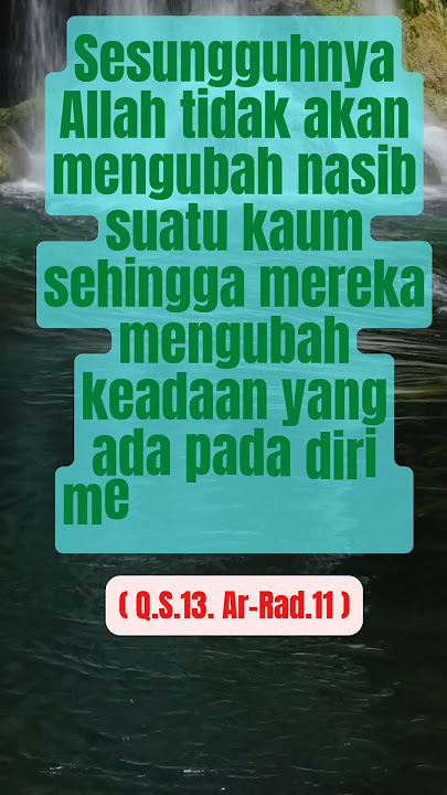 Terjemahan Surat Ar Ra'd ayat 11