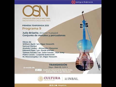 Byrd, Barber, Liadov - Glazunov, Elgar, Susato, Casals, Moussorgsky / Orquesta Sinfónica Nacional