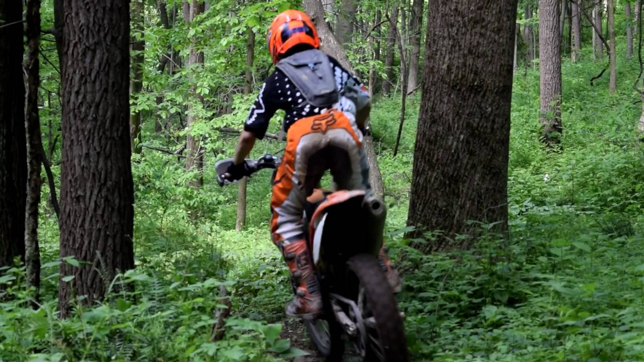 KTM 250sxf RAW: Trail ride - YouTube