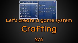 Let's create a game system: Crafting, part2/6 + FREE DOWNLOAD - Unreal Engine 4 + 5