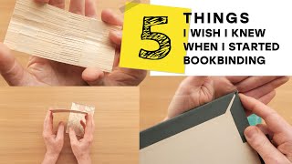 5 Things I Wish I Knew When I Started Bookbinding by Nik the Booksmith 101,793 views 11 months ago 17 minutes