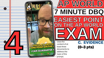 7 MINUTE DBQ #4: THE BASIC EVIDENCE POINT #apworld