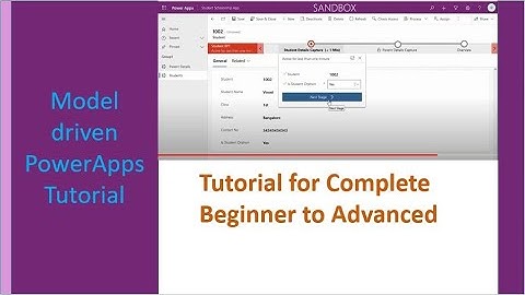 Model Driven App PowerApps | Tutorial for beginners to advanced