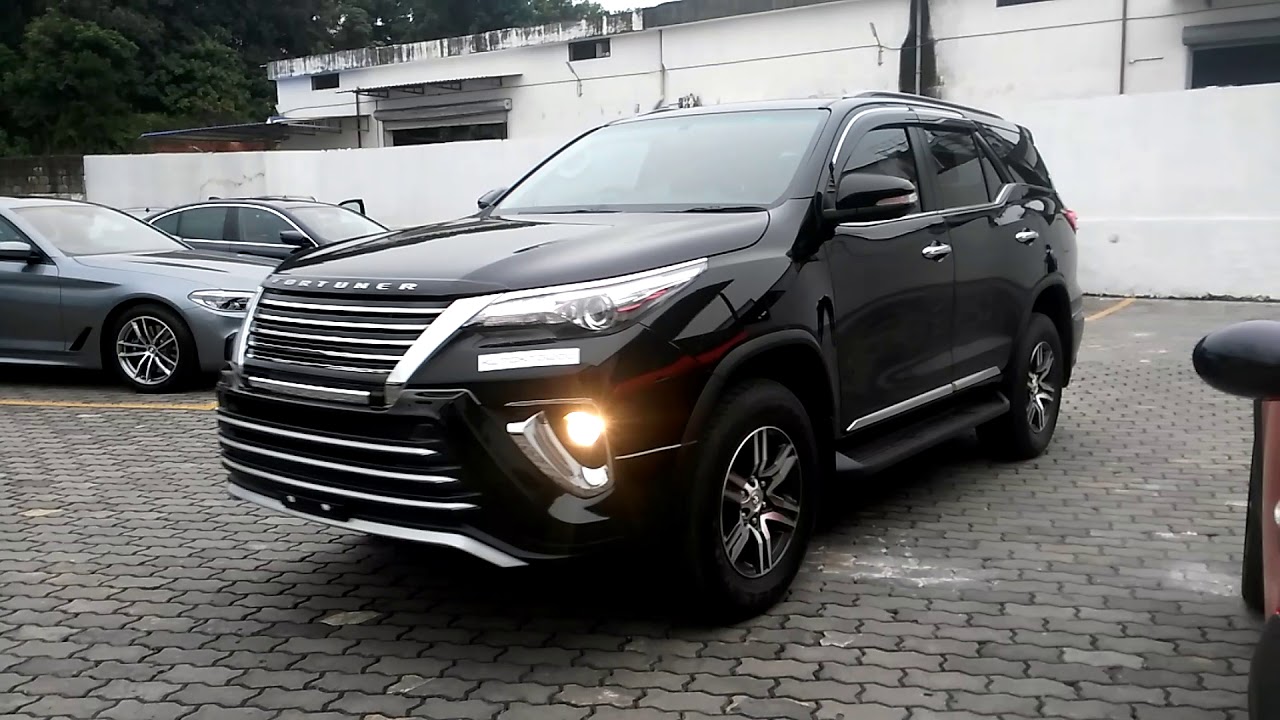 Modified fortuner 2017 model black YouTube