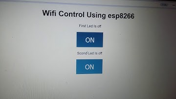 التحكم في أي هاردوير من خلال الواي فاي wifi module esp8266
