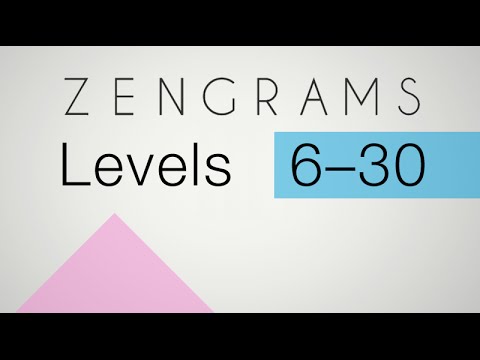 Zengrams Levels 1-30 QUICK Gameplay Walkthrough