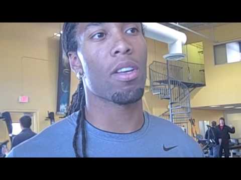 Arizona Cardinals' Larry Fitzgerald talks about Ma...