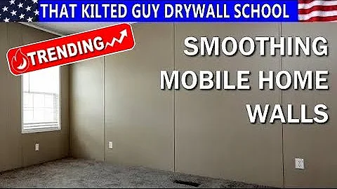 Mobile Home Wall Removal in 2022. Smoothing out the wall strips