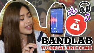 HOW I RECORD MY SONG COVERS USING MY PHONE & EARPHONE MIC | BANDLAB APP TUTORIAL AND DEMO (ENG SUB)