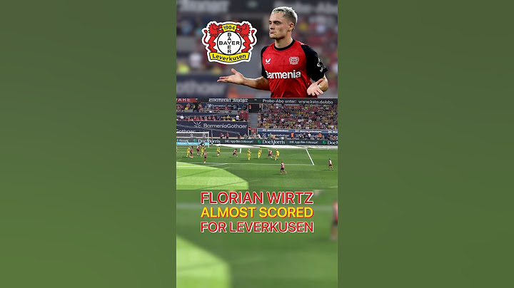 Florian Wirtz almost scored for Bayer Leverkusen!