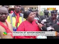 Tension At Akyem Hemang: Residents protest alleged military killing of 28-year- old, demand justice