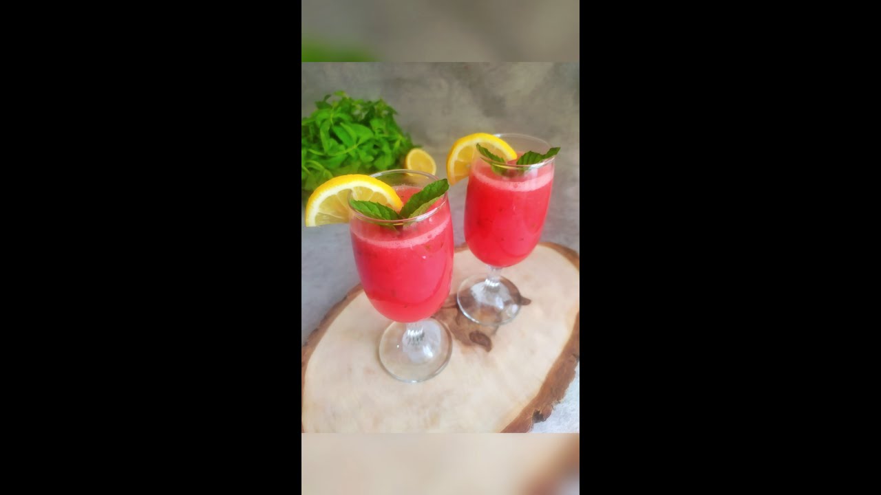 SERİNLETEN YAZ İÇECEĞİ ???? Karpuzlu Frozen Tarifi ????