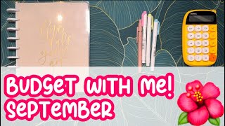🌺 Budget With Me! 🌺 September Monthly Budget Setup #zerobasedbudget #sinkingfunds #savingsgoals 
