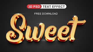 How to make 3D  Text Effect | Graphics Design  |  Free Download  | Page - 397