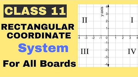 Rectangular /Cartesian Coordinate System || Class 11 Physics
