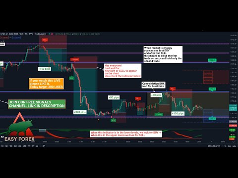 GOLD Live Forex Trading Signals Today #forex #gold #xauusd