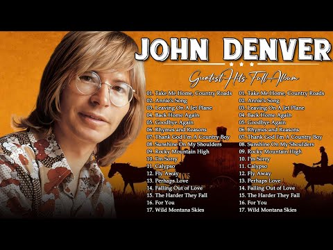 John DENVER Greatest Hits Full Album - Best Of John Denver - Take Me Home, Country Roads
