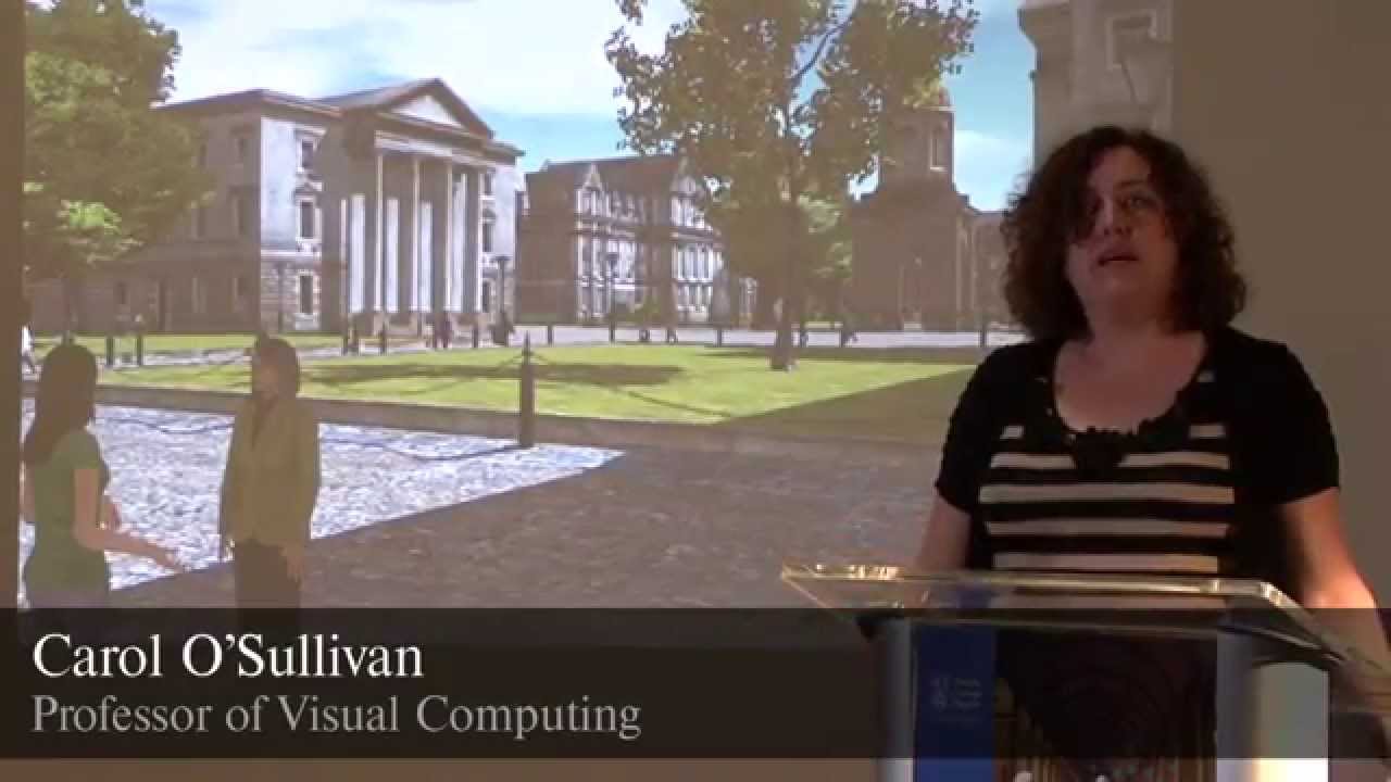 Prof. Carol O’Sullivan speaks at Trinity research showcase in Boston ...