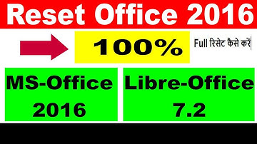How to reset Microsoft office Excel to default setting | How to Reset Excel  |
