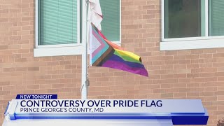 Pride flag raised for the first time at Prince George's Co. Admin building