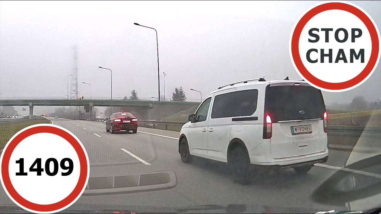 Stop Cham #1409 - Niebezpieczne i chamskie sytuacje na drogach