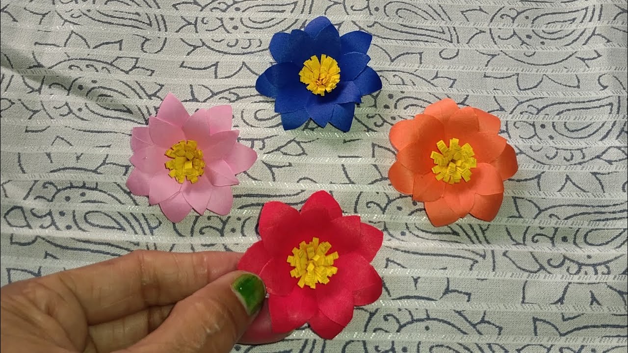 Easy flowers making idea🌹👌#diy #craft #papercraft #flowers #video #subscribe 