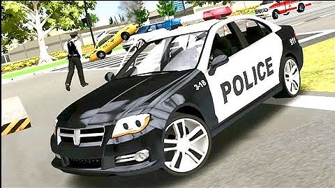 Police Car Chase Cop Simulator Gameplay Walkthrough (iOS Android) - Part 1
