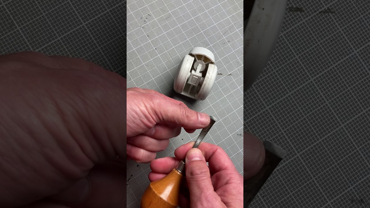 How To Modify Ikea Office Chair Wheels So That They Roll Freely.