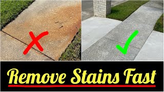 Famous ✅Best Rust Stain Irrigation Remover | Clean Concrete Sidewalks, Driveways, Brick, Fences, Vinyl, etc Profile