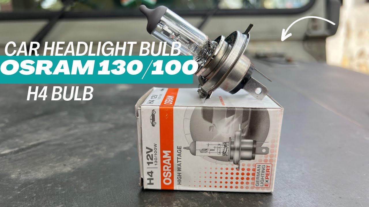 130/100w H4 Halogen Bulbs  Osram H4 Halogen Bulb 