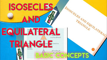 ISOSCELES AND EQUILATERAL TRIANGLE
