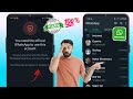 You need the official whatsapp to use this account solution  how to fix you need official whatsapp