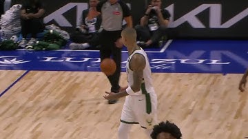 Kyle Kuzma throws the ball at Ref & gets technical