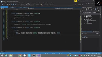 Como hacer una calculadora simple en VS WindForm C#. Parte1