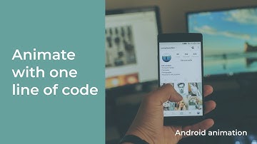 Single line code to animate layout in android | Constraintset Animation | Best way to animate ui
