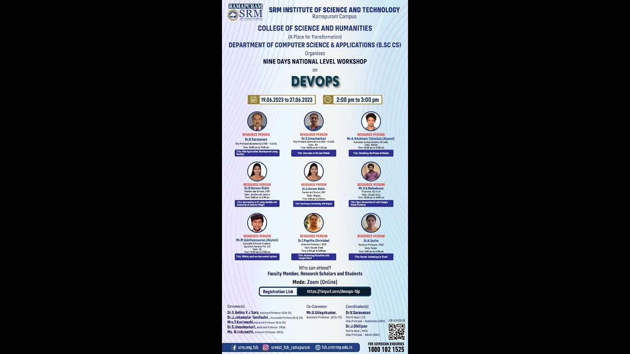 Day 5 - Nine Days National Level Workshop on DevOps - YouTube