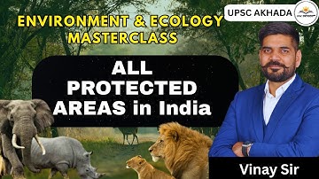 Learn about All Protected Areas in India by Vinay Sir | Environment & Ecology | Government Exams