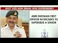 Vice Admiral Shekhar Sinha quits