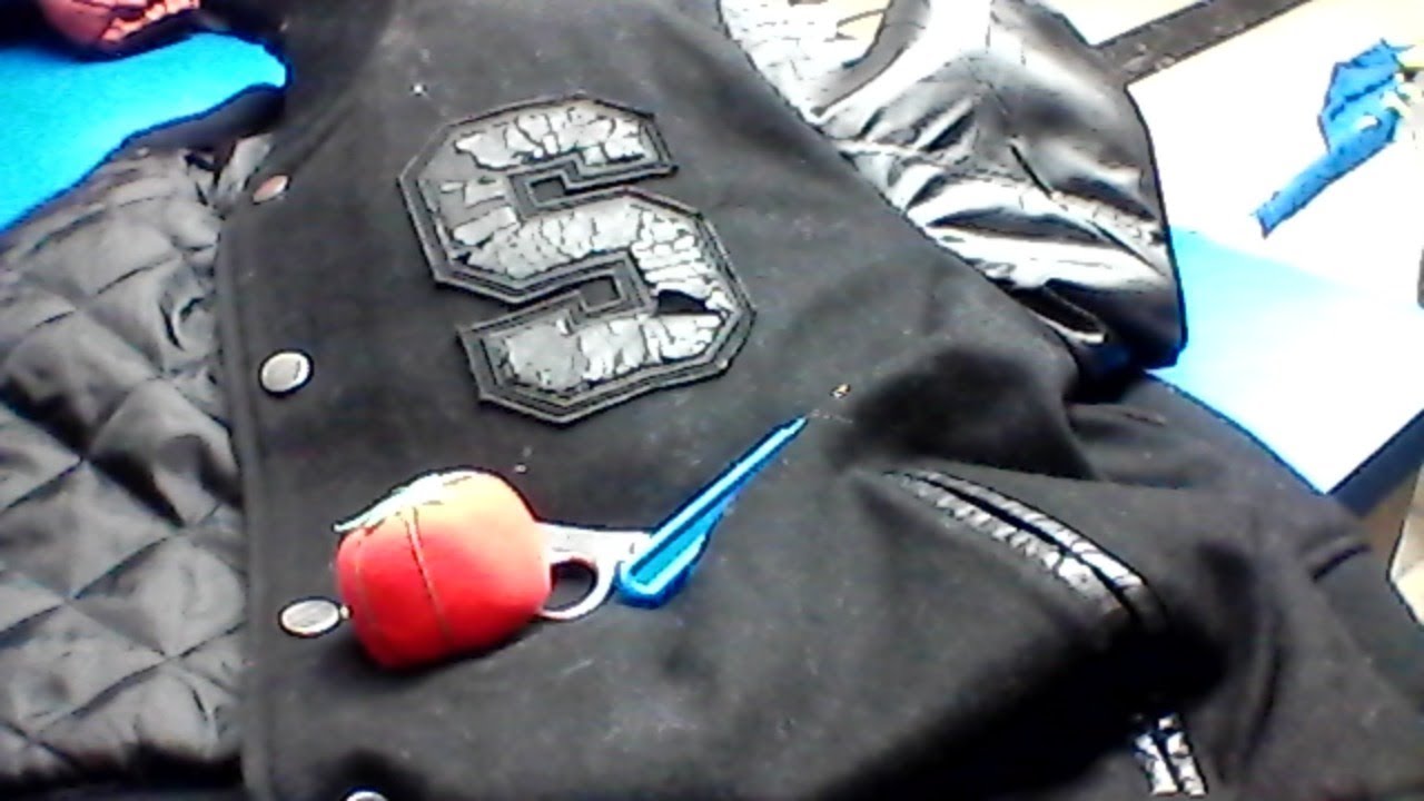 How to repair faux leather Jacket Free Class #sewinghacks - YouTube