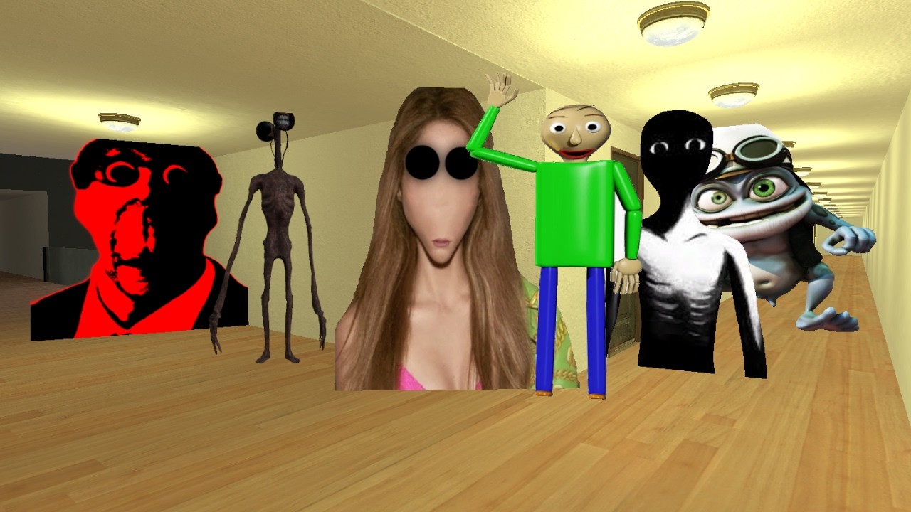 Siren head,crazy frog and other's nextboat in the gmod#Crazy_Gaming #Nextbots