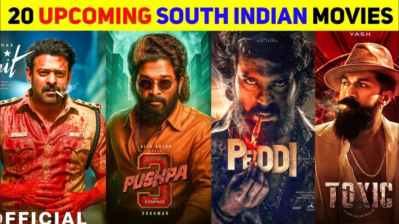 20 Upcoming BIGGEST South Pan Indian Movies 2025-2026 Hindi | Upcoming ...